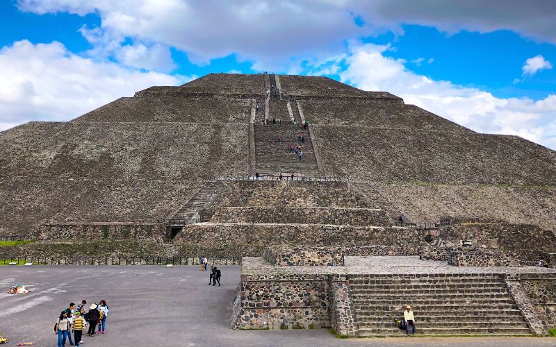 Pyramid of the Sun at Teotihuacan Ruins Mexico City