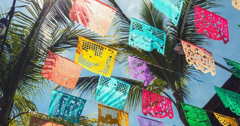 colorful flags is sayulita mexico | is sayulita safe