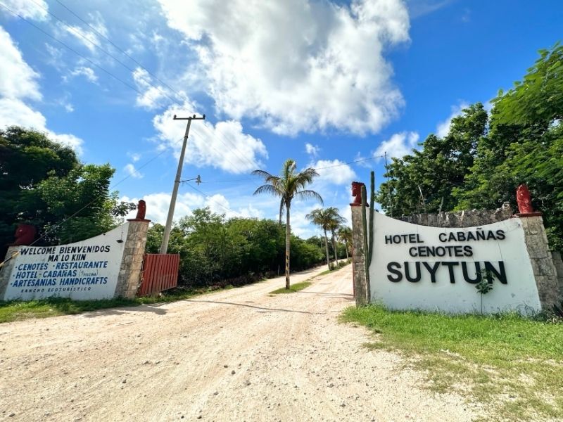 cenote suytun entrance