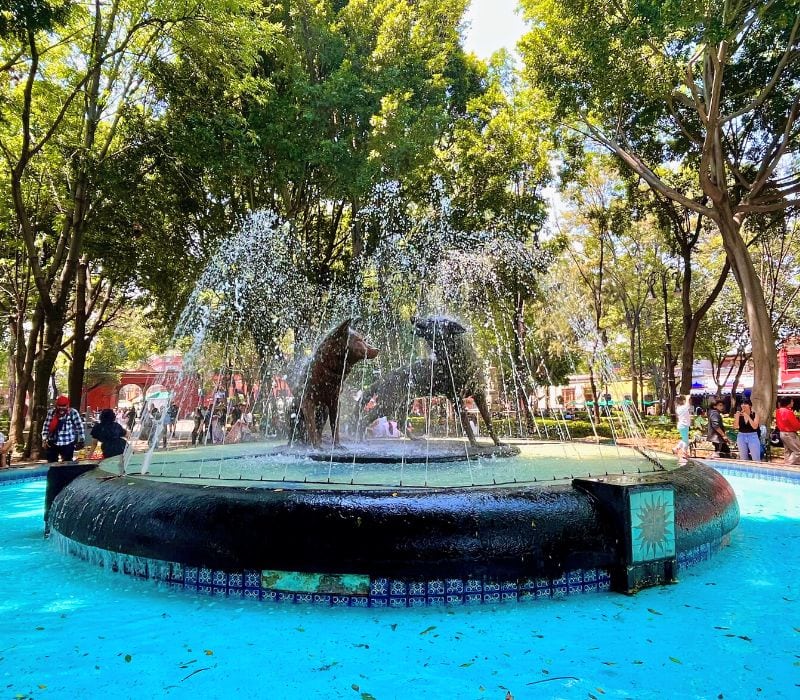 Fuente de los Coyotes (Coyoacan Coyote Fountain)