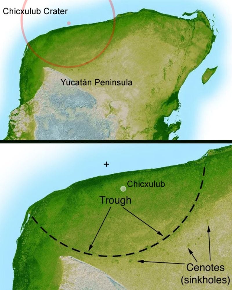 Chicxulub Crater infographic