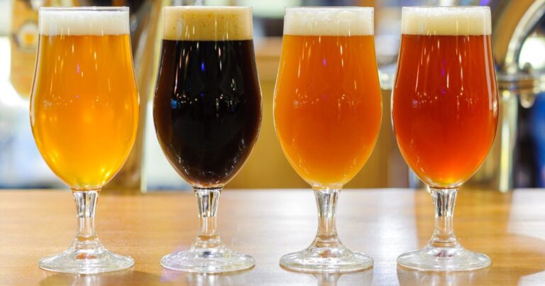 beer flight - best beers in Mexico
