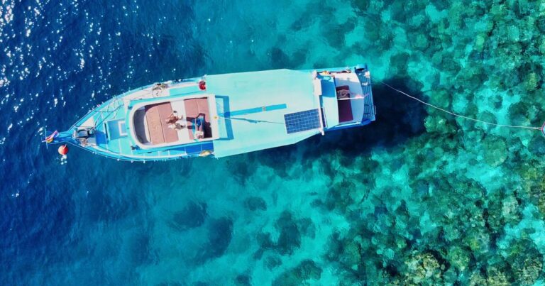 aerial shot of one of the best yacht rentals in Puerto Vallarta Mexico