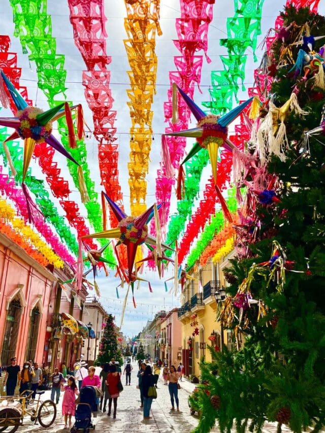 colorful decorations for christmas in mexico