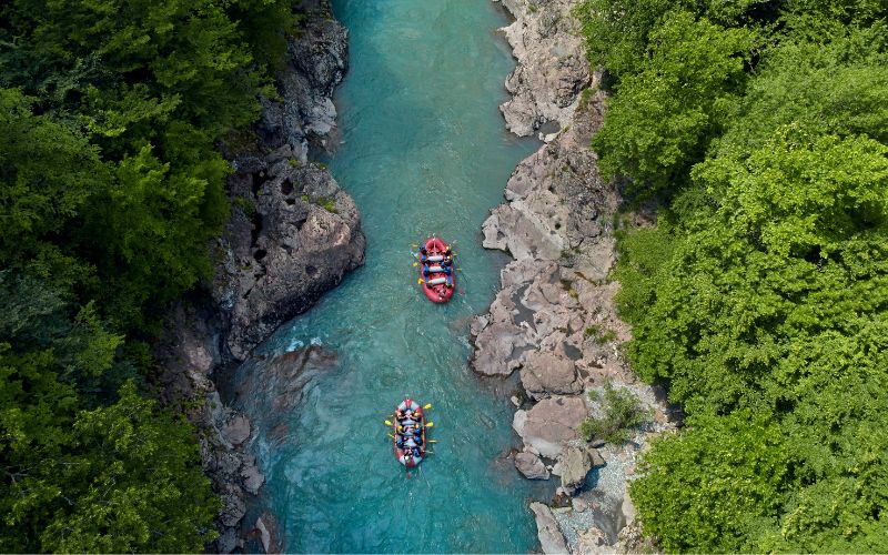 white water rafting on Tampaon River on La Huasteca Potosina Tours