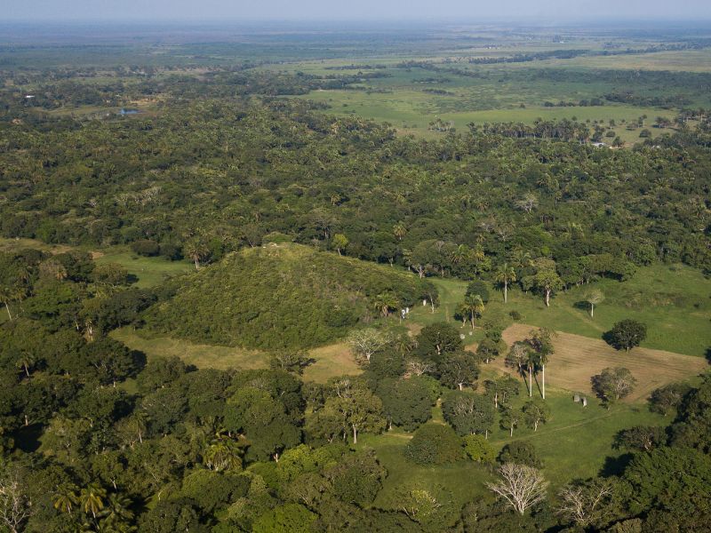 La Venta Olmec Pyramid in Mexico