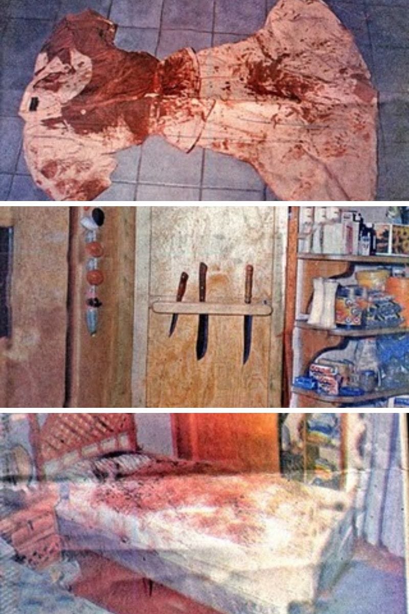crime scene photos from the Claudia Mijangos House murders