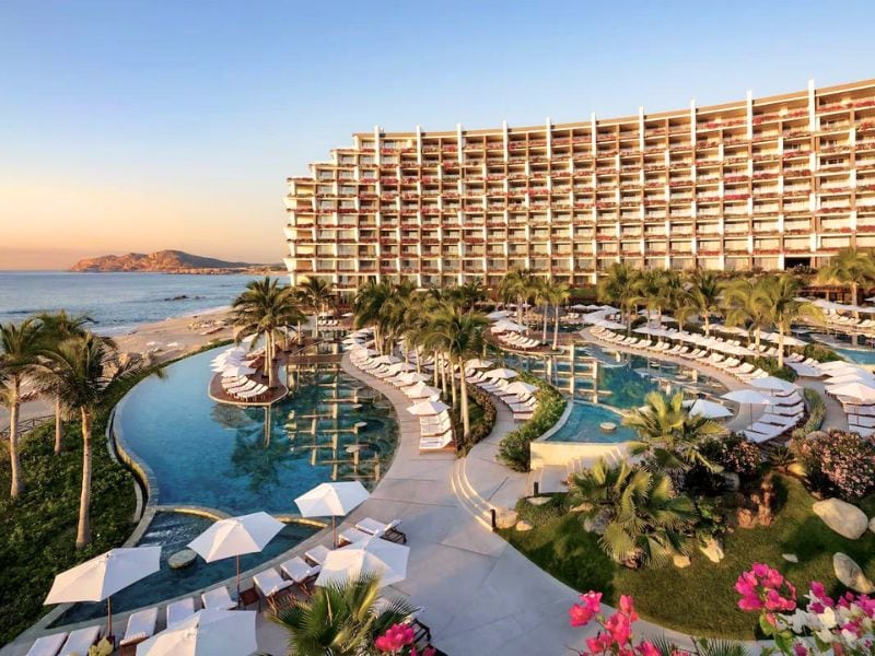 exterior view of the Grand Velas Los Cabos Beyond All-Inclusive Resort