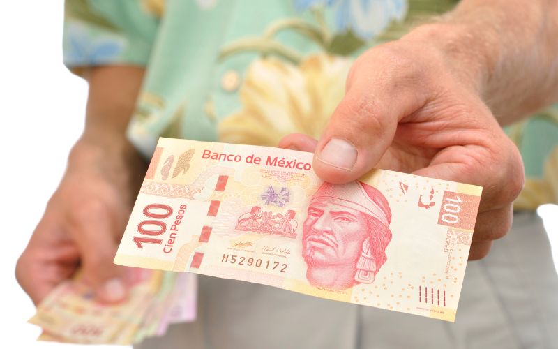 mexican 100 peso bill