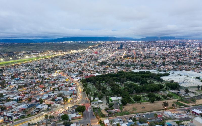 tijuana at night
