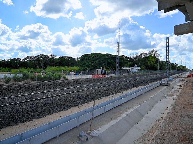 construction on the Mayan Train
