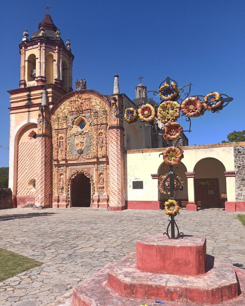 ancient Franciscan mission that's part of the sierra gorda in queretaro mexico
