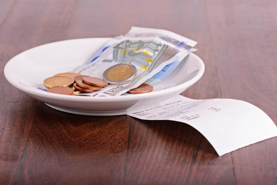 tips on the table