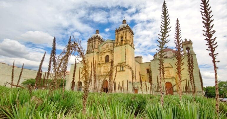 santo domingo church in oaxaca city mexico