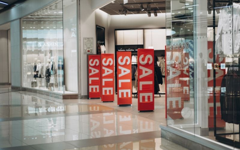clothes on sale