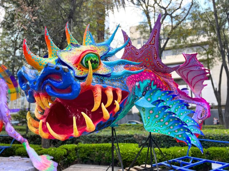 mexico city day of the dead alebrijes parade