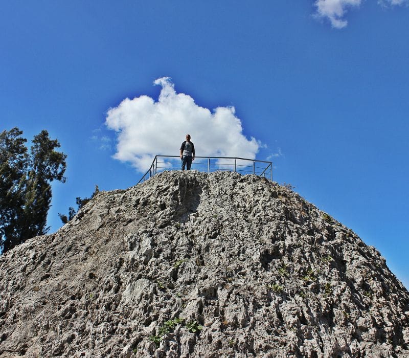 man on top of cuexcomate
