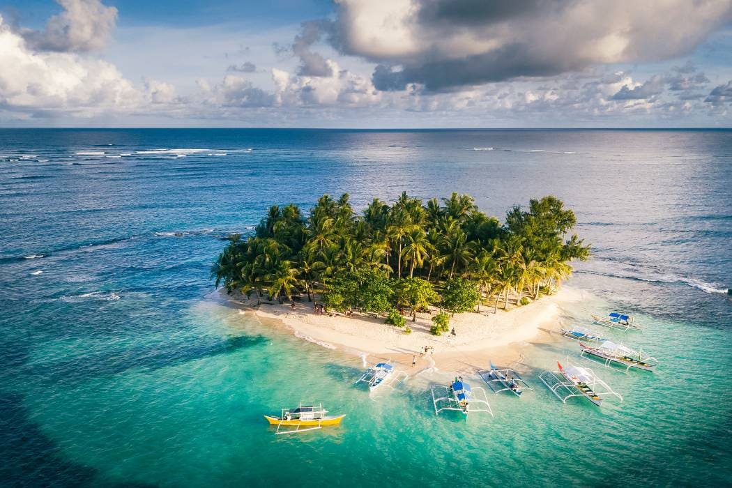 Paradise Island view Siargao Philippines