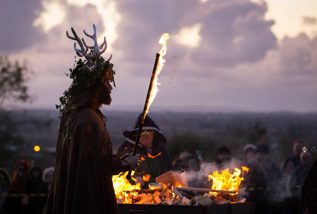 A Neopagan celebrating Samhain, Halloween secrets