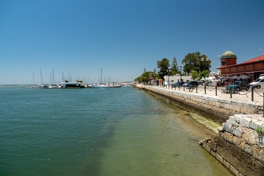Waterfront old town Olhao, Portugal