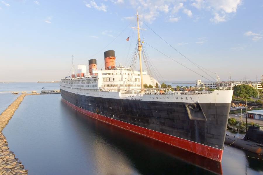 Queen Mary ocean liner in California