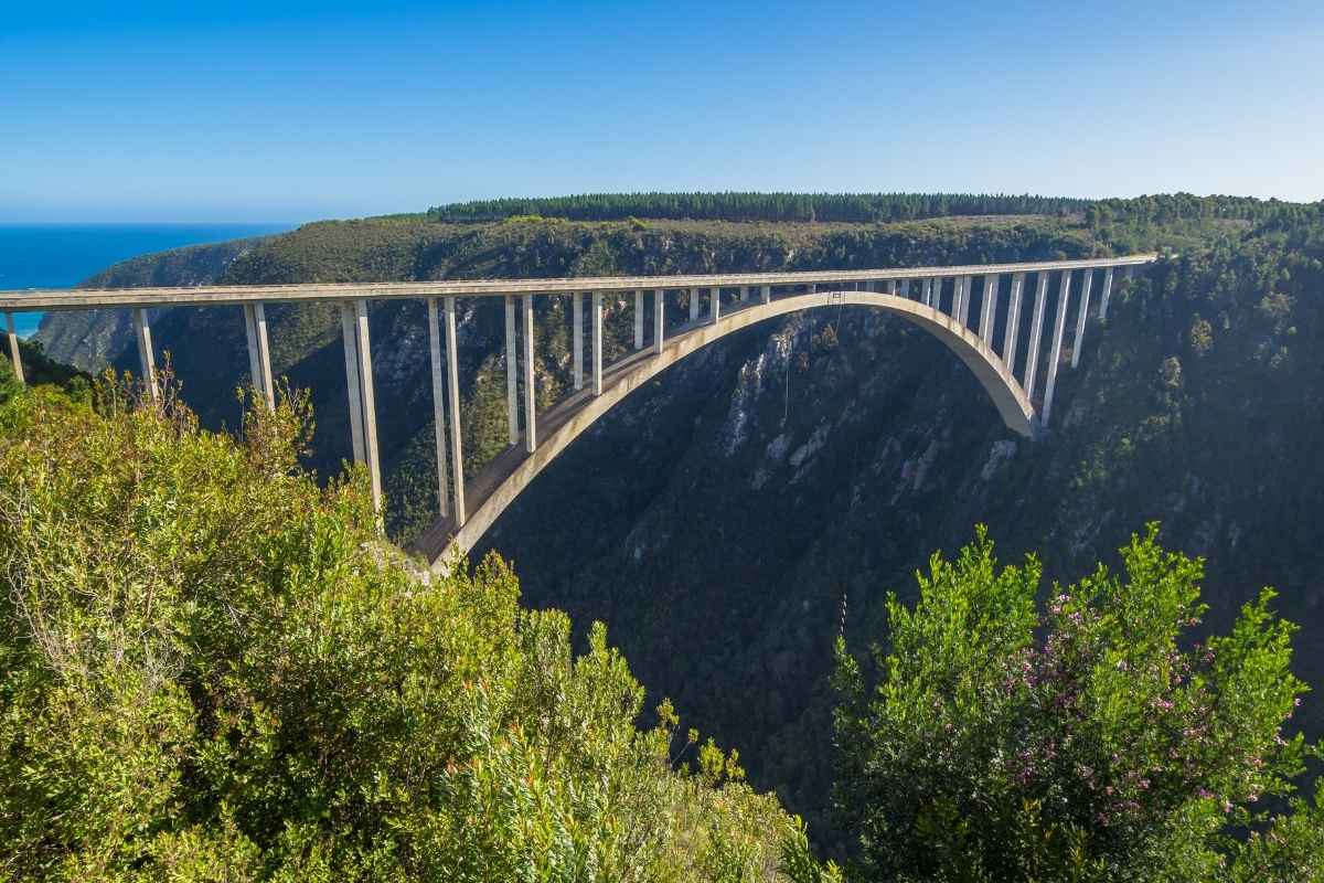 Famous Bloukrans Bridge in South Africa