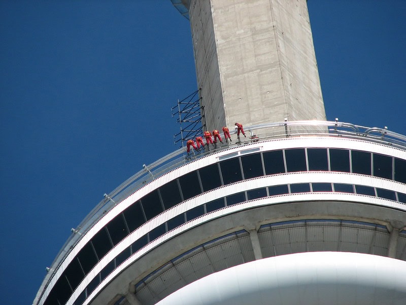 The Edge Walk at Toronto’s CN Tower