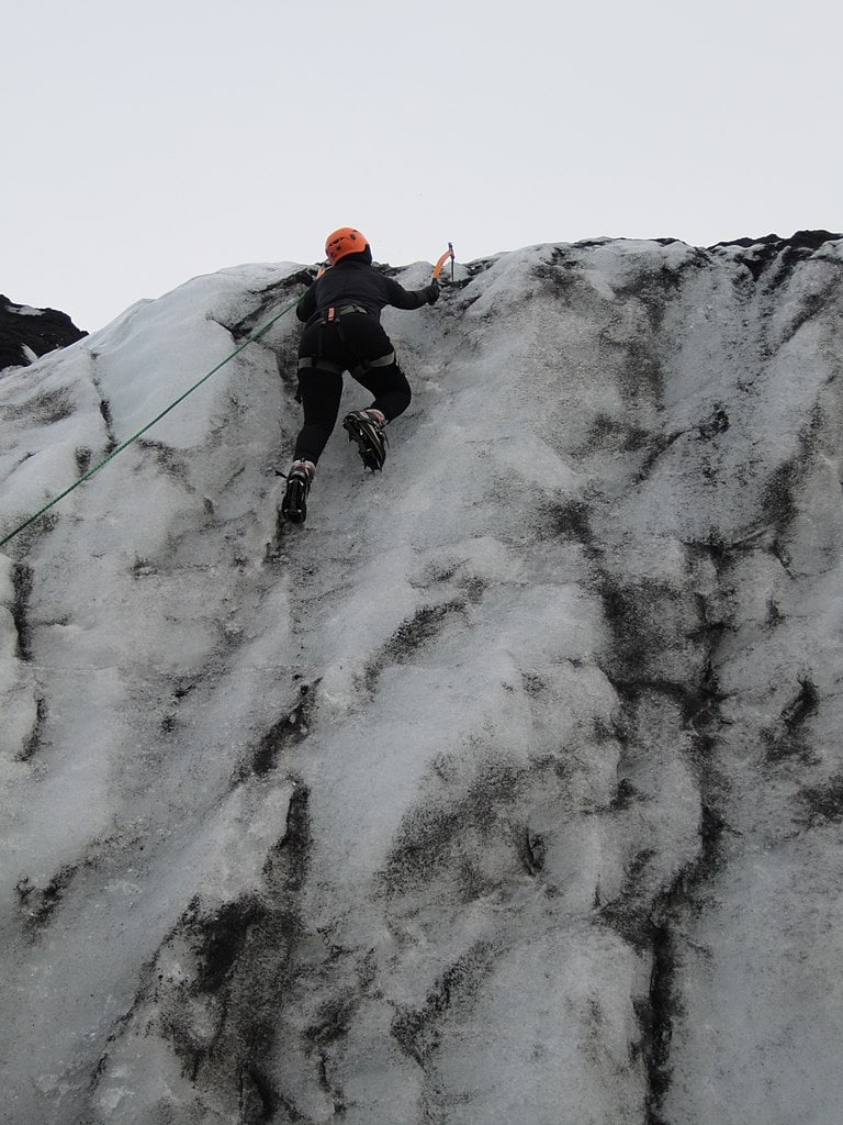 Ice Climbing in Iceland