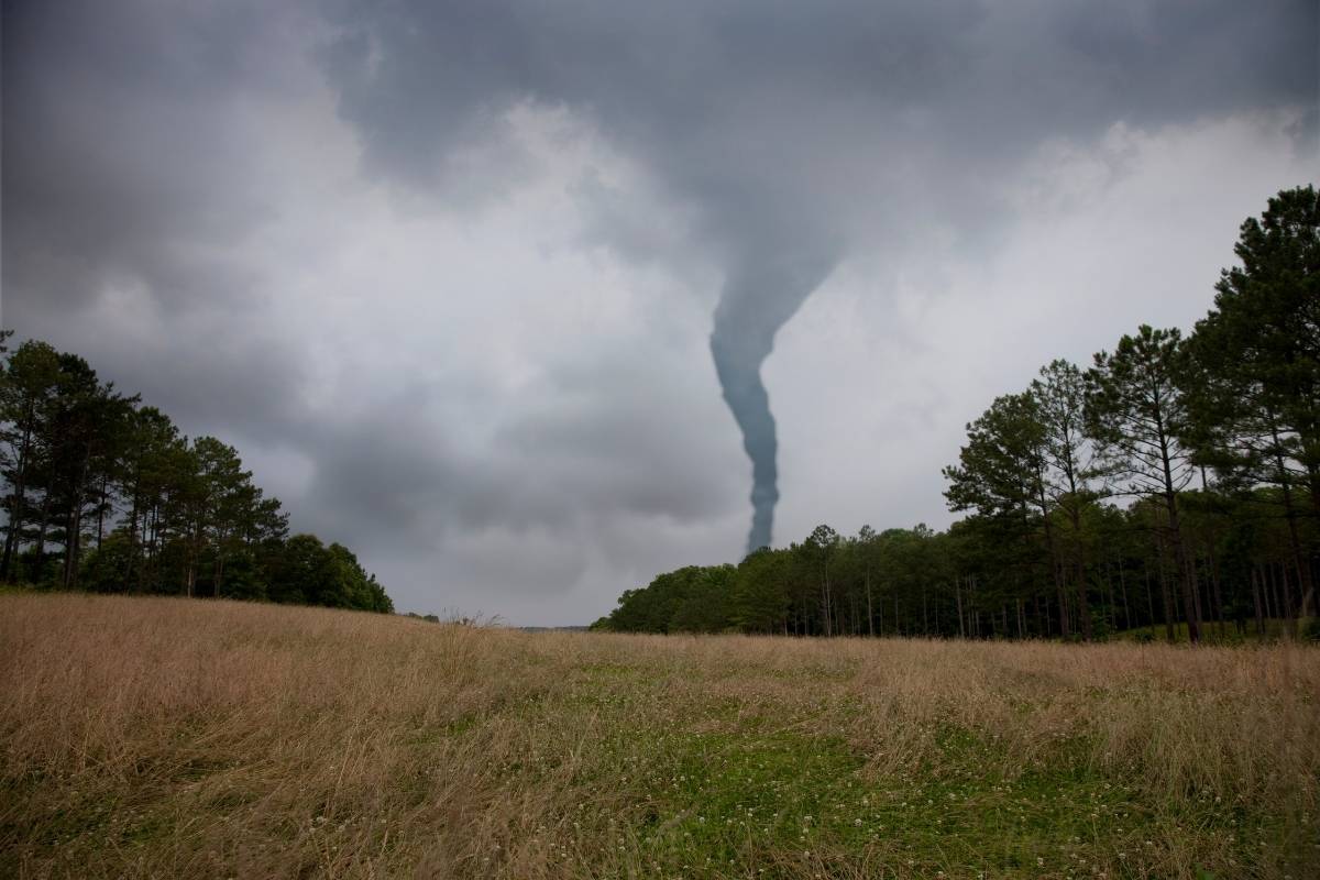 Tornado in the distance