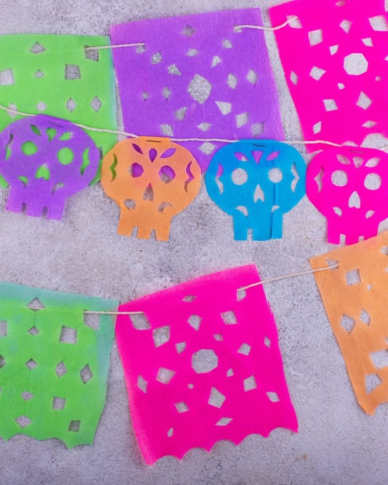 how to make traditional mexican papel picado