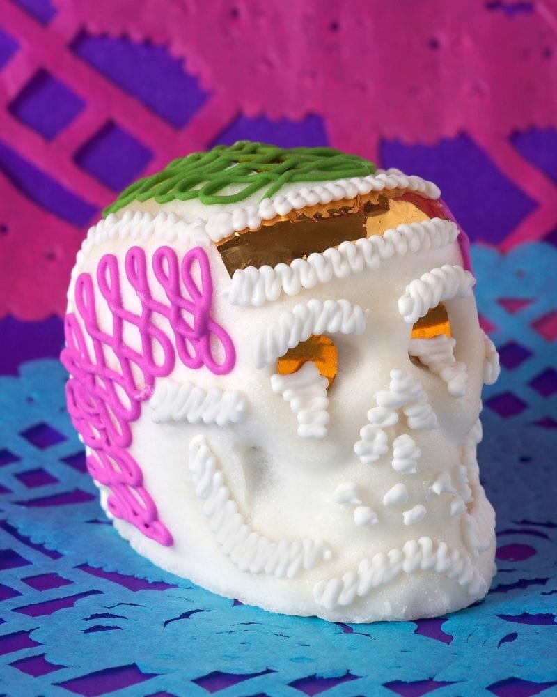 large mexican sugar skull