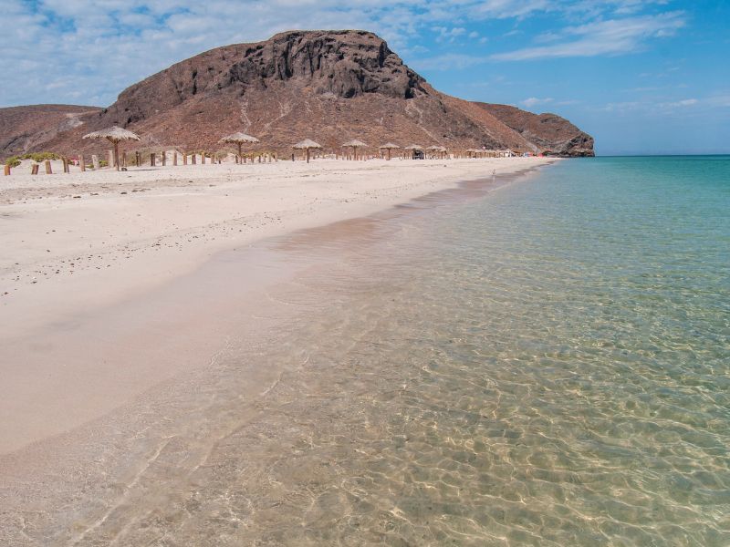 Playa El Tecolote Beach in La Paz, Mexico