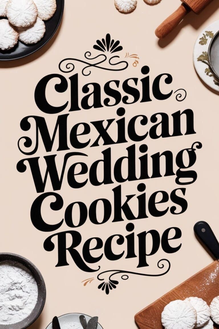Classic Mexican Wedding Cookies Recipe PIN