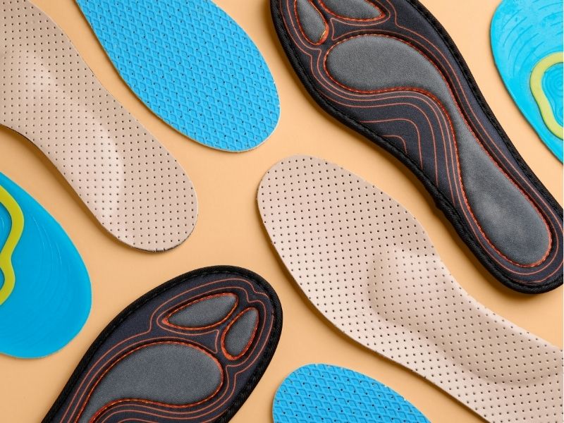 various gel shoe inserts