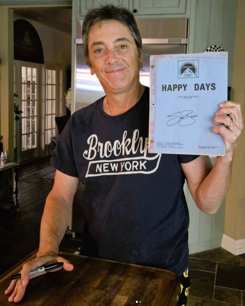 actor Scott Baio, who played Chachi