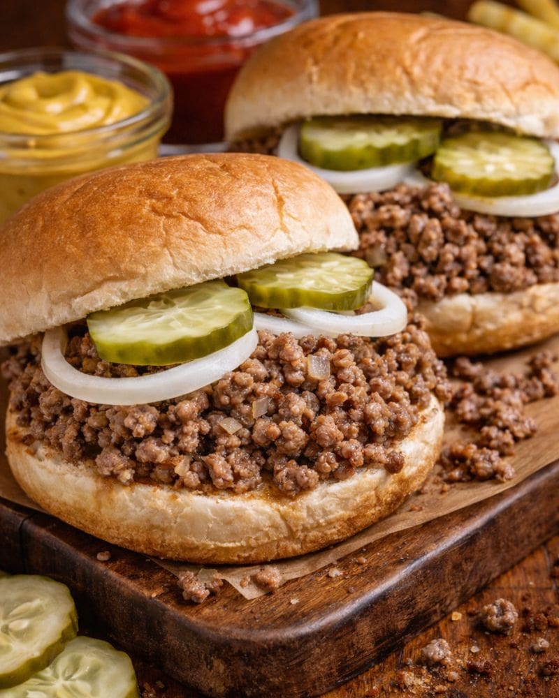 loose meat sandwich