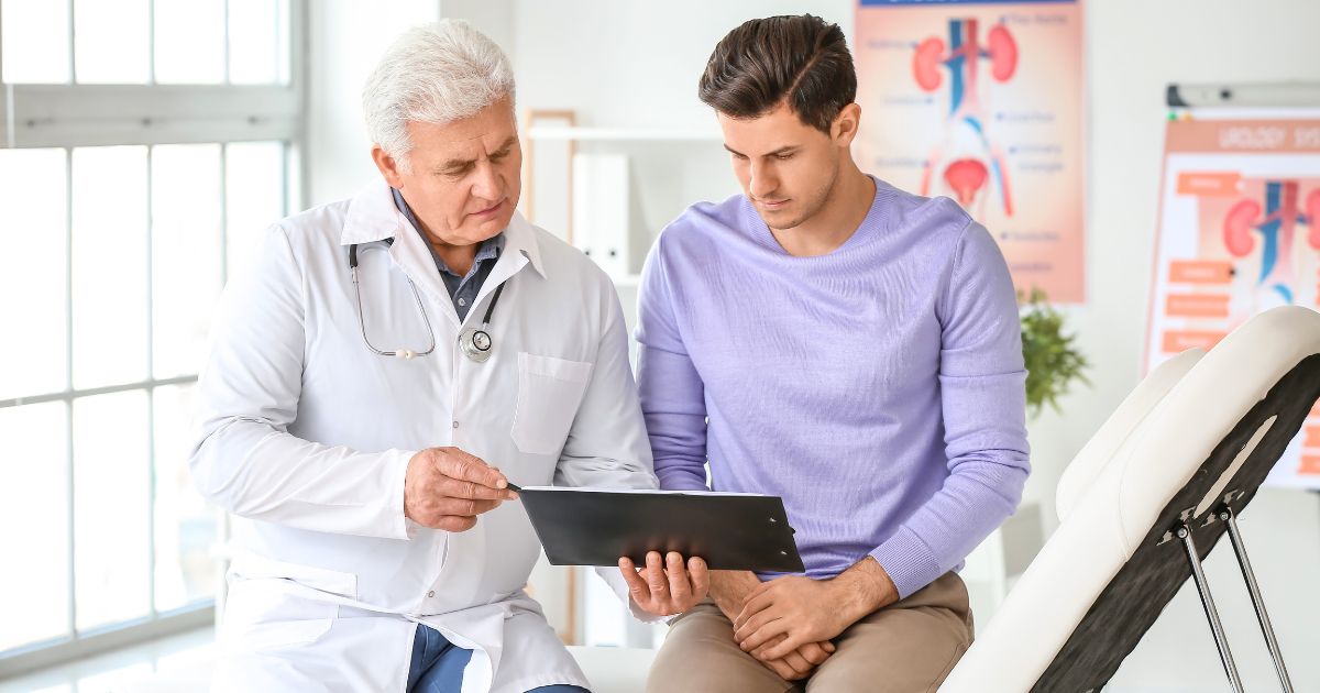 man at the doctor exploring the BEST Healthcare Options for Expats in Mexico
