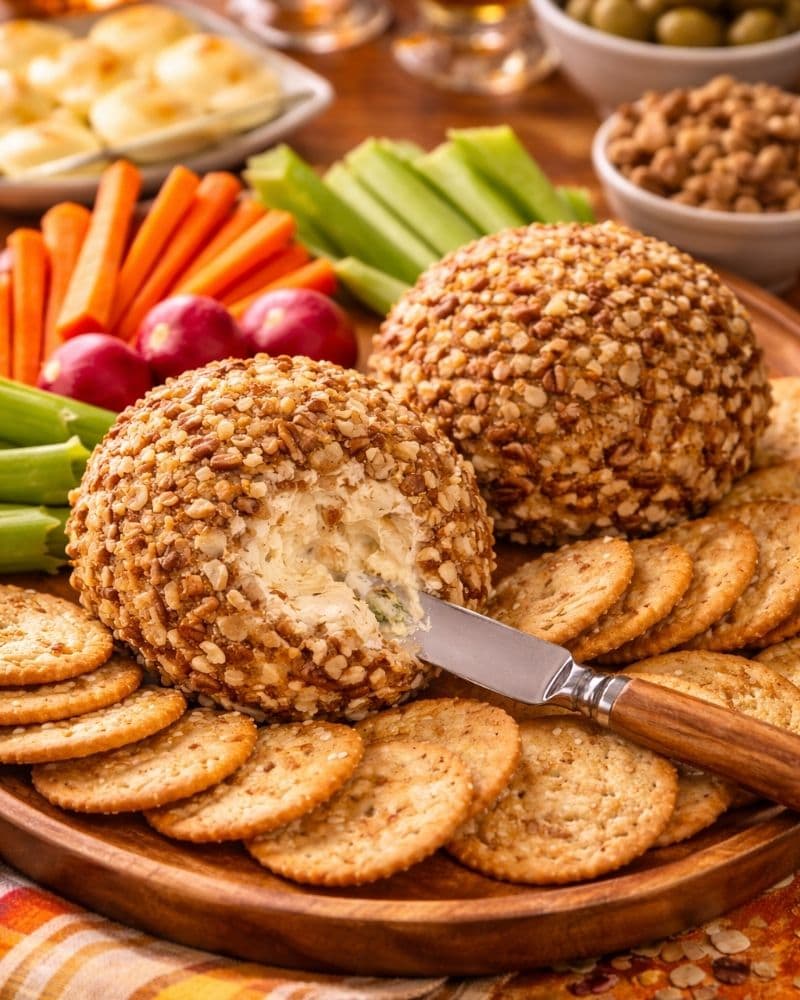 cheese balls appetizer from the 1970s