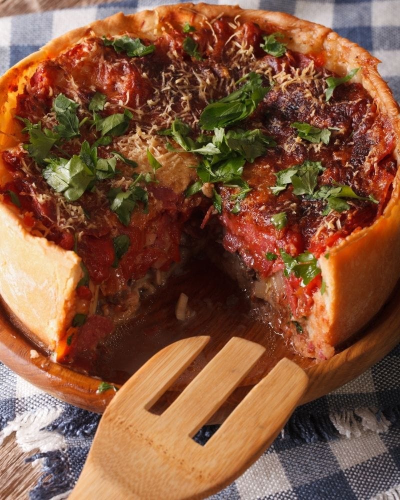 chicago deep dish pizza
