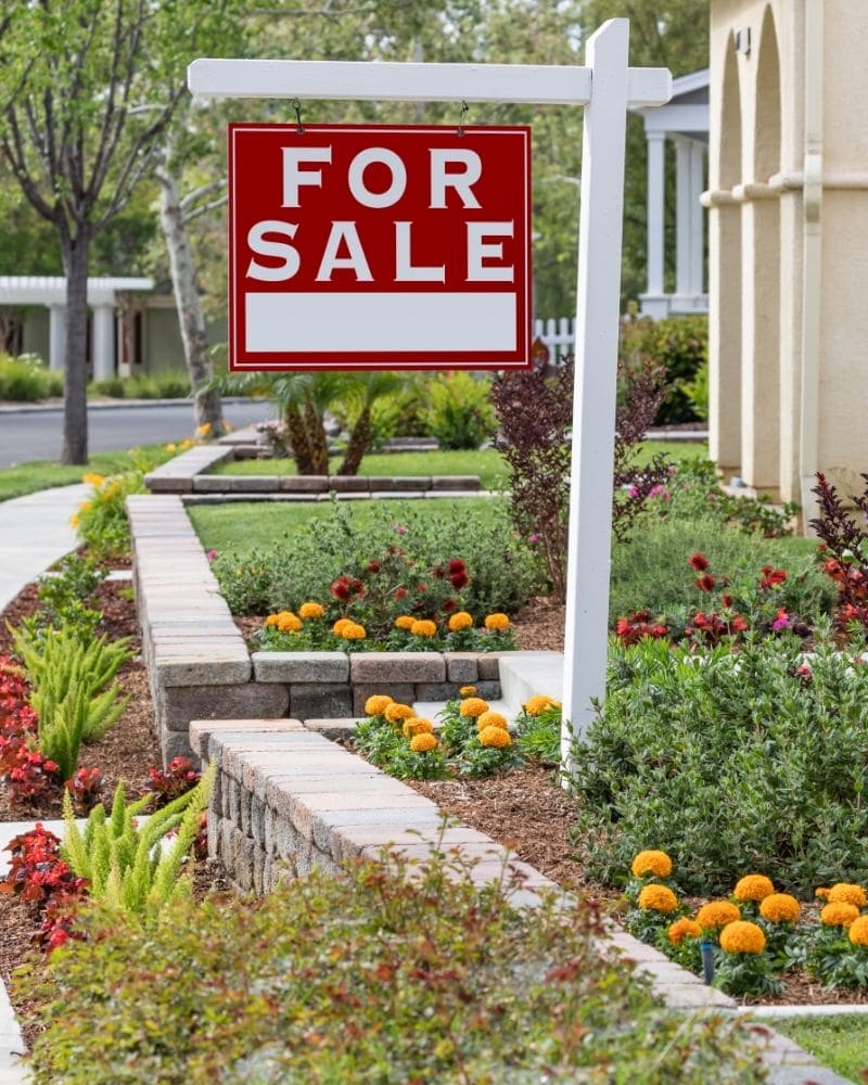 house for sale sign