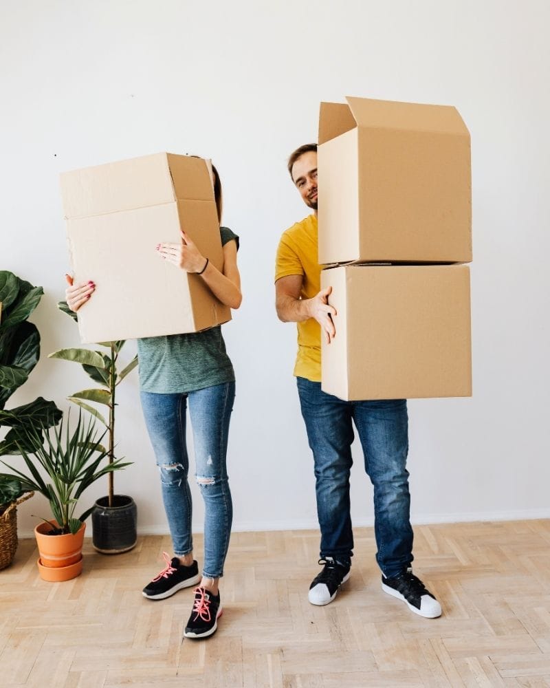 apartment moving boxes