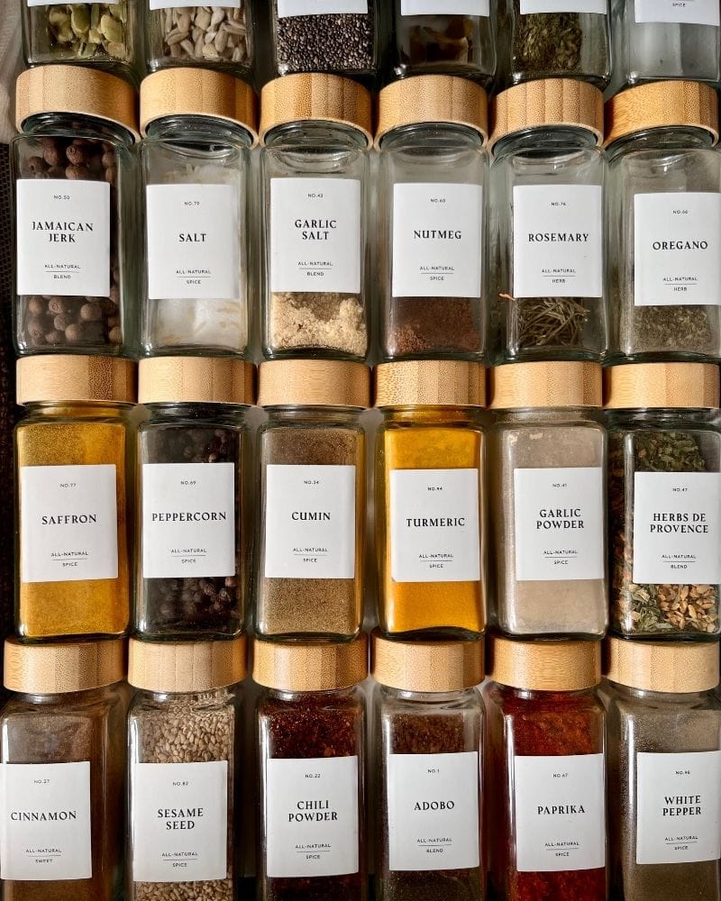 spice jars