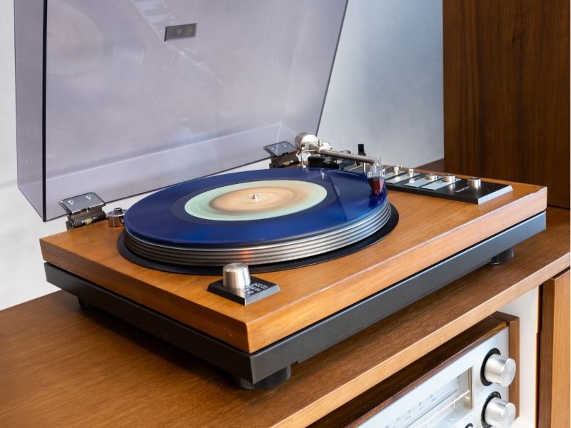 vintage record player