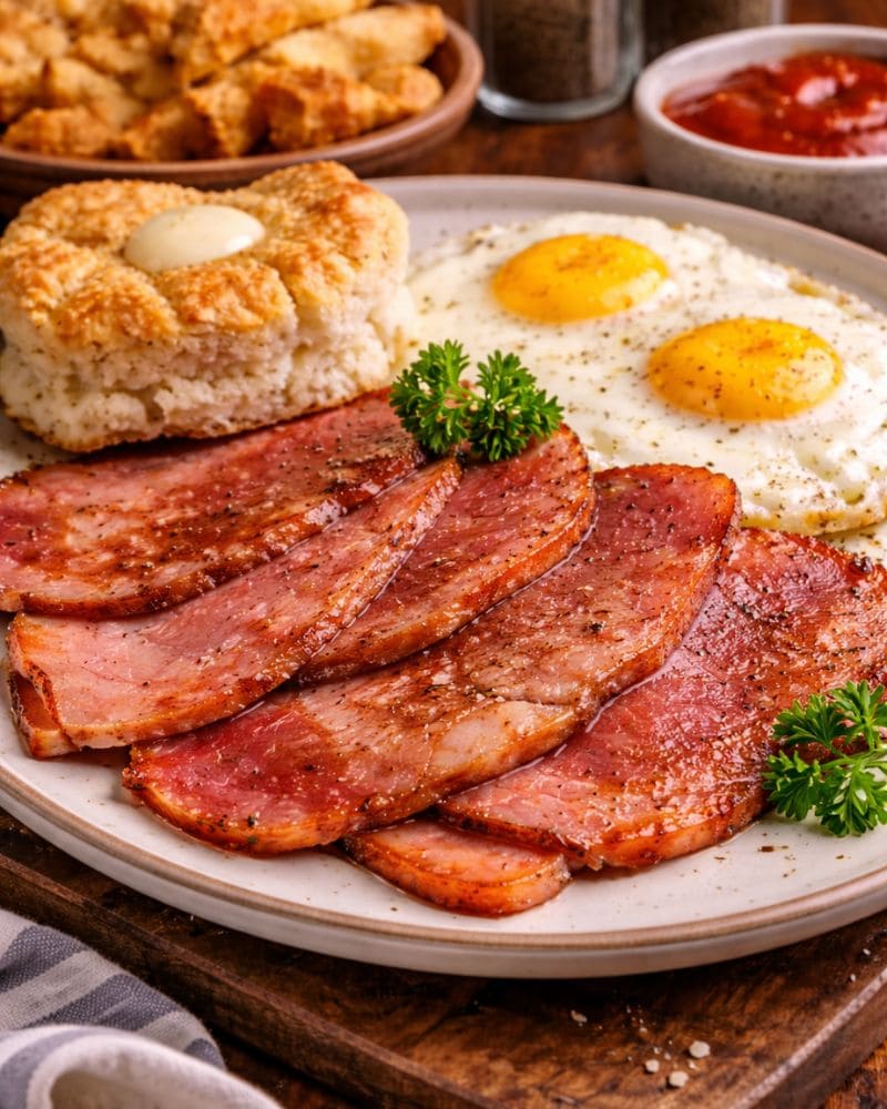 virginia country ham plate