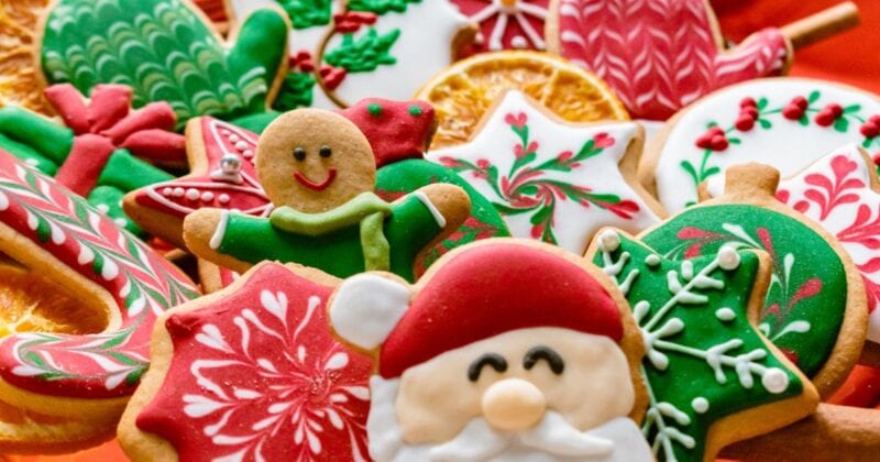 an array of mexican christmas cookies
